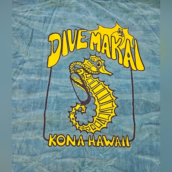 Dive Makai Men's Turquoise T-shirt Size XL - Picture 6 of 6